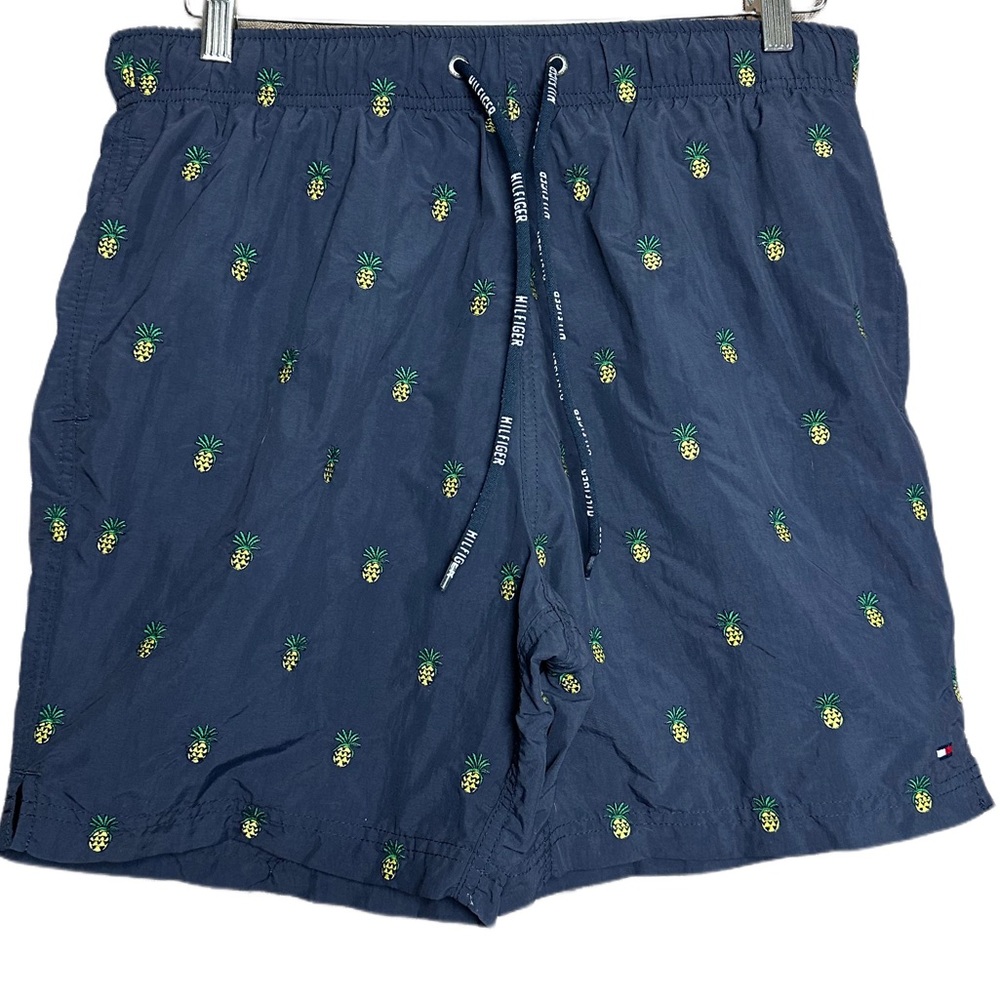 Tommy Hilfiger Pineapple Embroidered Swim‎ Trunks